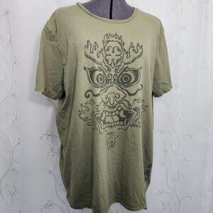 Lucky Brand, Asian Dragon Graphic Short Sleeved T-Shirt.